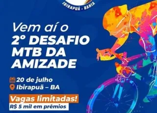 2º Desafio MTB da Amizade acontece dia 20 de julho com R$ 5 mil em prêmios e programação especial no aniversário da cidade  