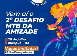 2º Desafio MTB da Amizade acontece dia 20 de julho com R$ 5 mil em prêmios e programação especial no aniversário da cidade  