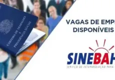 27 novas vagas de emprego são disponibilizadas no Sinebahia em Teixeira de Freitas
