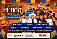 29º Forró do Peroá promete movimentar Mucuri com quatro dias de tradição, cultura e grandes atrações