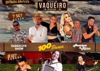 33ª Festa do Vaqueiro de Ibirapuã traz Dorgival Dantas e banda 100 Parea na programação