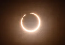 "Espetáculo Celestial: Eclipse Solar promete encantar observadores neste Sábado, 14 de Outubro"