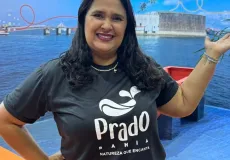 "Secretária Iracema Ribeiro destaca o potencial turístico do Prado no 8º Salão Nacional de Turismo"