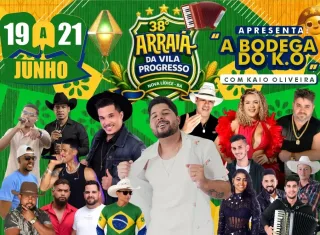 38º Arraiá da Vila Progresso promete três dias de festa, tradição e muito forró em Nova Lídice
