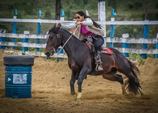 38ª Expô: Prova dos Três Tambores visibiliza esportes equestres em Teixeira de Freitas; evento ocorreu no último sábado (17)