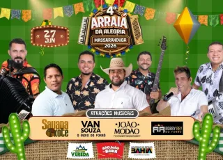 4º Arraiá da Alegria promete movimentar Massaranduba com muito forró e tradição nesta sexta-feira