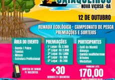 4º Encontro de Caiaqueiros acontece em Nova Viçosa neste sábado, 12 de outubro