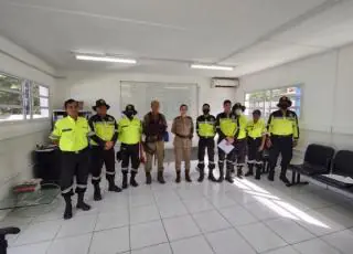 43ª CIPM capacita agentes municipais para a confecão de registro de acidente de trânsito, em Itamaraju.