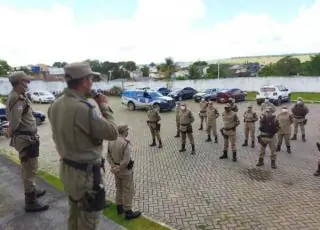 43ª CIPM/Itamaraju realiza parada geral de instrução com o seu efetivo