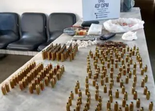 43ª CIPM realiza prisão por tráfico de drogas e posse ilegal de munições em Itamaraju