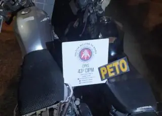 43ª CIPM recupera motocicletas furtadas e prende autores do crime, em Itamaraju.