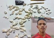 Pela segunda vez ex-fuzileiro naval é preso com drogas em Medeiros Neto