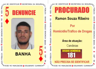 5 de Ouros do Baralho do Crime é preso em São Francisco do Conde