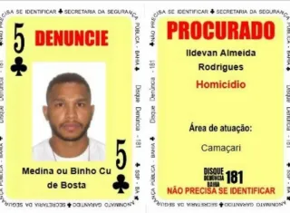 5 de Paus do Baralho do Crime da Bahia é preso em São Paulo