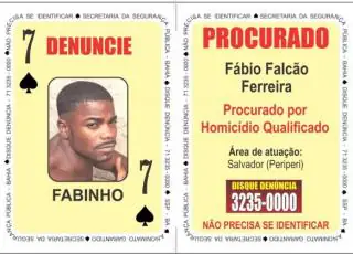 7 de Espadas do Baralho é preso após passar mal
