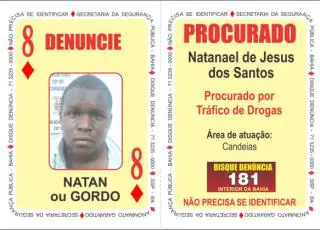 8 de ouro do baralho do crime é preso em Candeias