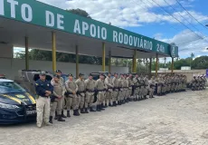 87ª CIPM participa de atividade prática de identificação veicular do 13º BEIC em Teixeira de Freitas
