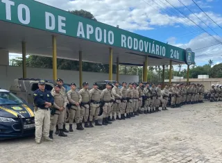 87ª CIPM participa de atividade prática de identificação veicular do 13º BEIC em Teixeira de Freitas