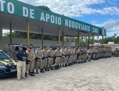 87ª CIPM participa de atividade prática de identificação veicular do 13º BEIC em Teixeira de Freitas