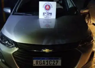 87ª CIPM recupera carro roubado em ES, que seria vendido em Teixeira de Freitas