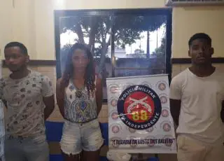 88ª CIPM de Prado prende três pessoas com drogas e dinheiro