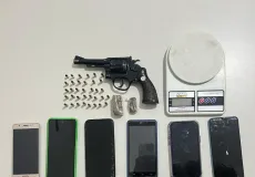 89ª CIPM apreende arma, drogas e munições durante ação em Posto da Mata, distrito de Nova Viçosa