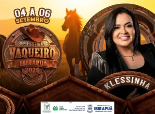 A Baronesa vem aí! Klessinha é a nova atração da Festa do Vaqueiro de Ibirapuã