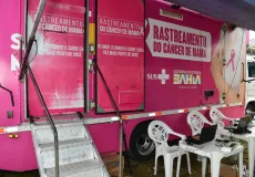 A Carreta do Rastreamento do Câncer de Mama estará em Alcobaça entre os dias 20/07 e 01/08