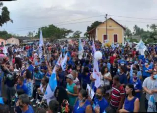 A Onda Azul chega a Juerana e mostra a força da candidatura  do prefeito Sílvio Ramalho a reeleição