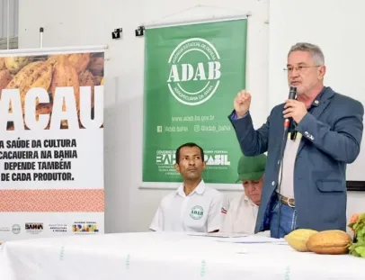 Ação da Adab percorre cidades do extremo sul da Bahia para evitar prejuízos na cacauicultura