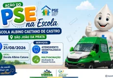 Ação do PSE leva atendimento odontológico e atualização vacinal à Escola Albino Caetano de Castro