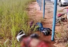 Acidente fatal na BA-284: motociclista morre e esposa fica ferida após colisão contra cerca