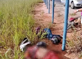 Acidente fatal na BA-284: motociclista morre e esposa fica ferida após colisão contra cerca