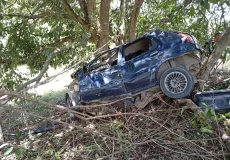Acidente na BA-001 entre Sapirara e Trancoso deixa dois mortos e dois feridos graves
