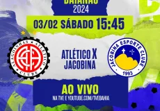 Acompanhe Atlético x Jacobina neste sábado na TVE