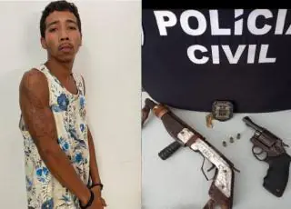 Acusado de tentativa de homicídio é preso com armas em Caravelas