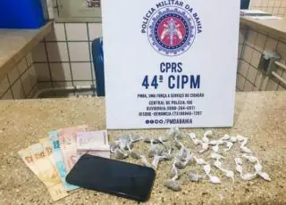 Adolescentes de 15 e 17 anos são apreendidos com drogas pela 44ª CIPM em Itanhém