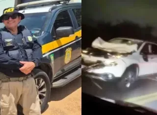 Agente da PRF é vítima fatal de atropelamento enquanto retirava animais da pista