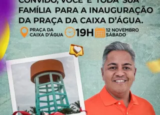 Alcobaça comemora 250 anos  do município com inauguração da Praça da Caixa D’água e programação cultural