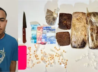 Alcobaça: Polícia Civil e Militar prendem suspeito de tráfico após ameaças a familiar