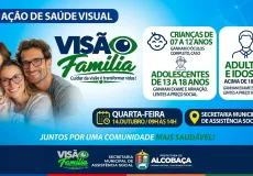 Alcobaça promove ação com exames gratuitos e óculos para crianças; adultos também terão benefícios