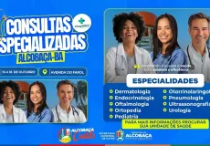 Alcobaça promove mutirão de consultas e exames especializados entre os dias 16 e 18 de outubro