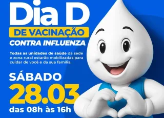 Alcobaça realiza Dia D de Vacinação contra a Influenza no sábado (28)