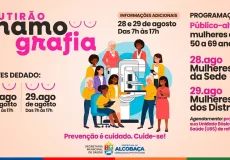 Alcobaça realiza Mutirão de Mamografia nos dias 28 e 29 de agosto