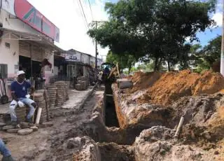 Alcobaça realiza serviços de drenagem em São José