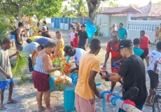 Alcobaça revive tradição centenária com a Puxada do Mastro de São Sebastião