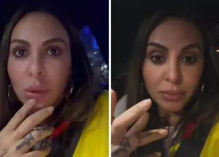 Alinne Rosa registra BO após folião jogar copo em seu rosto durante apresentação: 'Isso não pode acontecer'