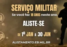 Alistamento Militar 2026 começa e jovens de 18 anos devem se alistar até 30 de junho em Mucuri