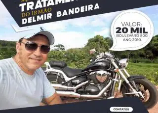 Amigos e familiares fazem vaquinha virtual para ajudar Motociclista de Teixeira que está com câncer no cérebro