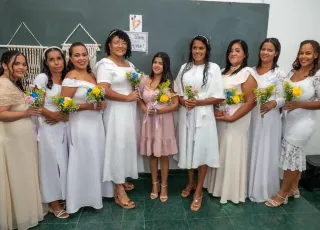 Amor, emoção e cidadania marcam o 2º Casamento Comunitário de Teixeira de Freitas